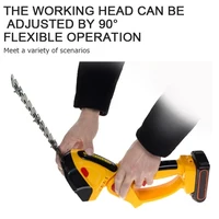 Handheld Cordless Electric Hedge Trimmer Garden Shrub Mower 2 in 1 Home Mower Gardening Tools 24V 2