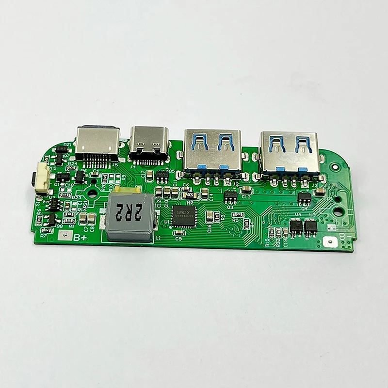 USB C타입 QC 4.0 PD 고속 충전 보드, 고속 충전기 모듈, DIY 보조배터리, SW6201, 5V-12V