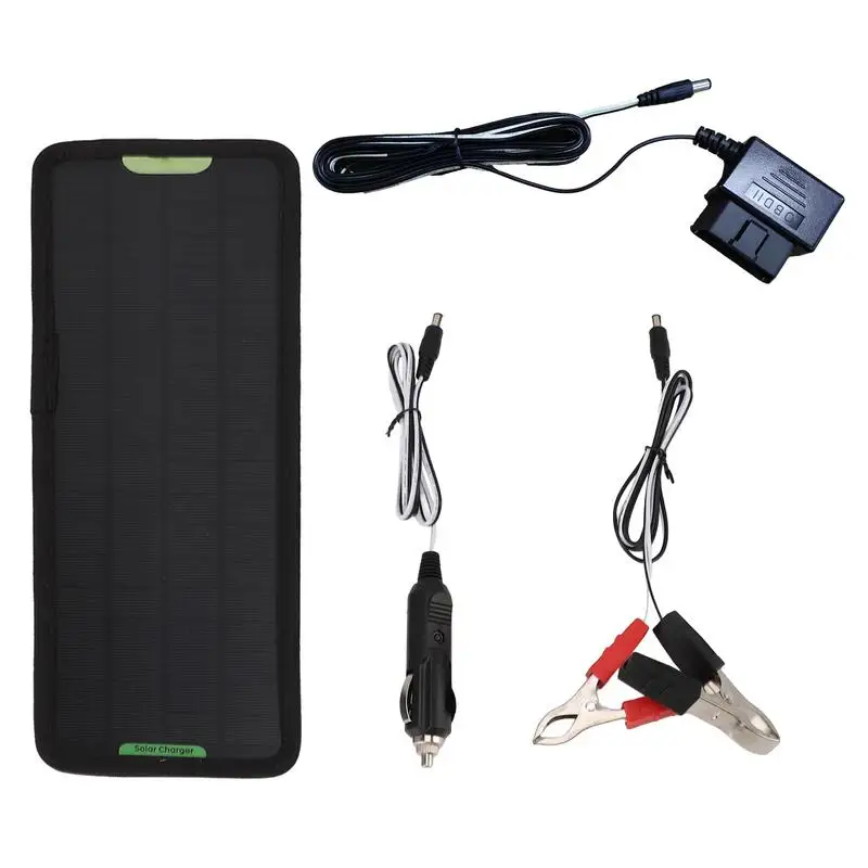 

Solar Powered Car Battery Charger Portable12V Solar Panel Kit Waterproof Solar Trickle Charger Portable Car Charging Solar Board