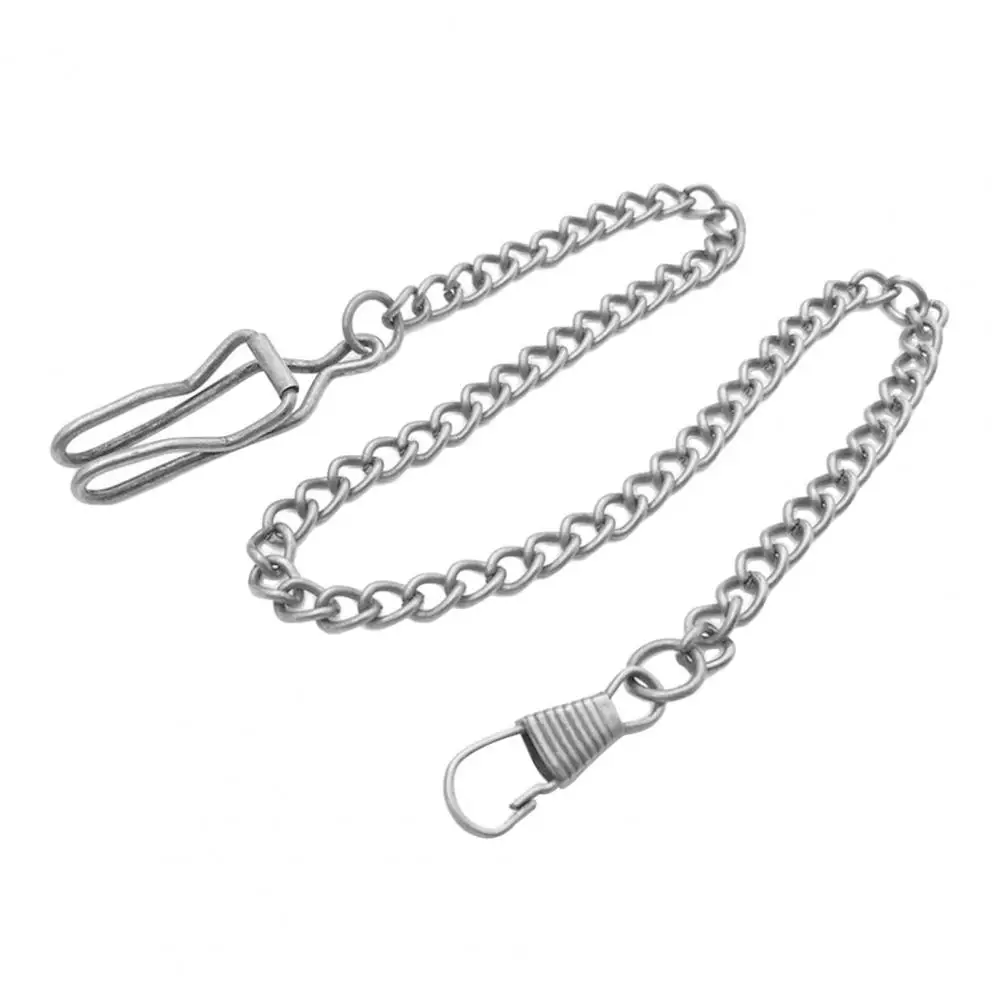 Pocket Watch Chain Loop Chain Durable Unisex Chic Pocket Watch Link Chain Retro Twisted Women Men Fashion Necklace Jewelry for Banquet