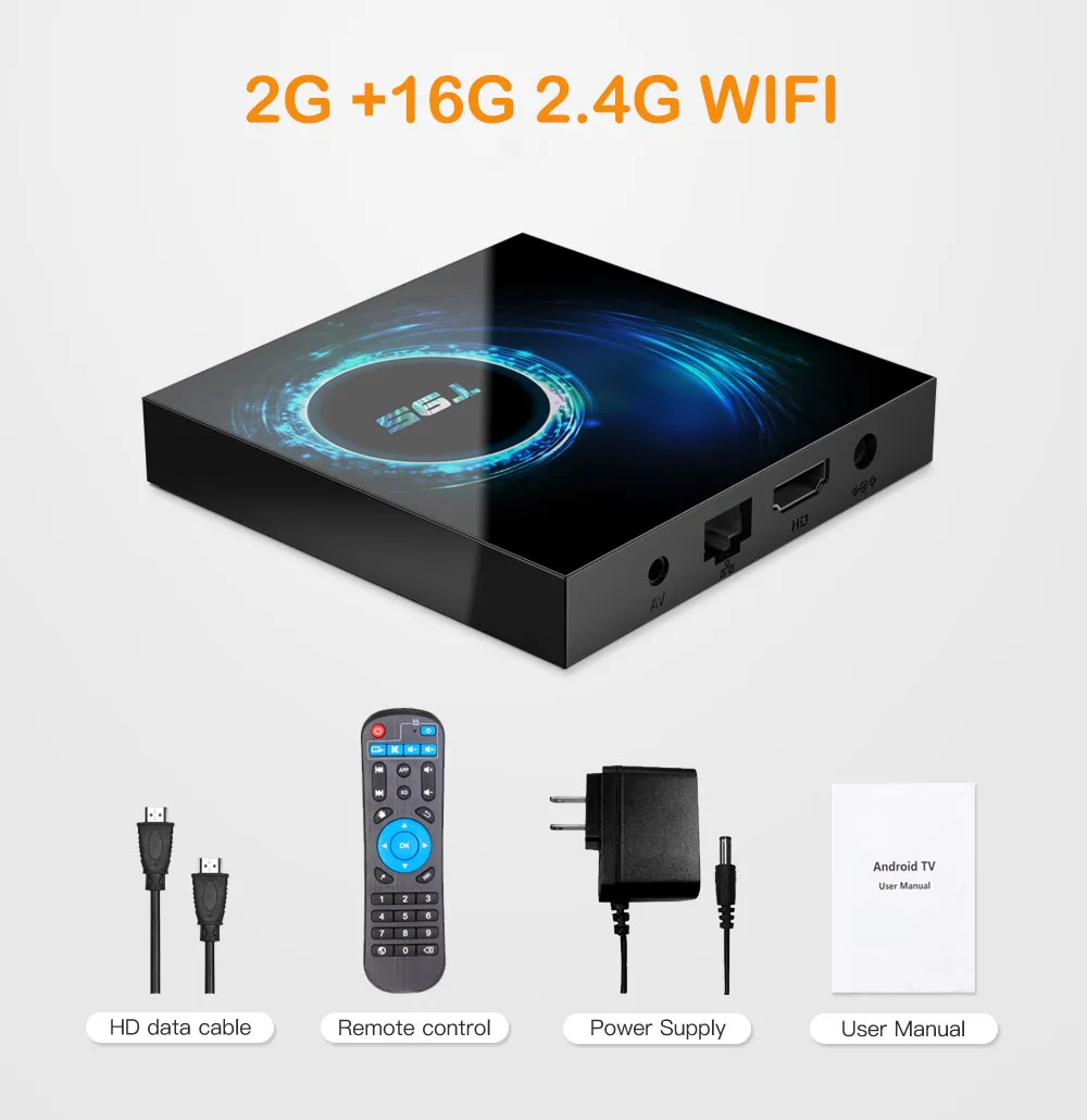 T95 android tv box Allwinner H616 Quadcore A53 android 10.0 2.4G 5G Dual wifi Bluetooth Smart Tv box Set top box media player best indoor tv antenna TV Receivers