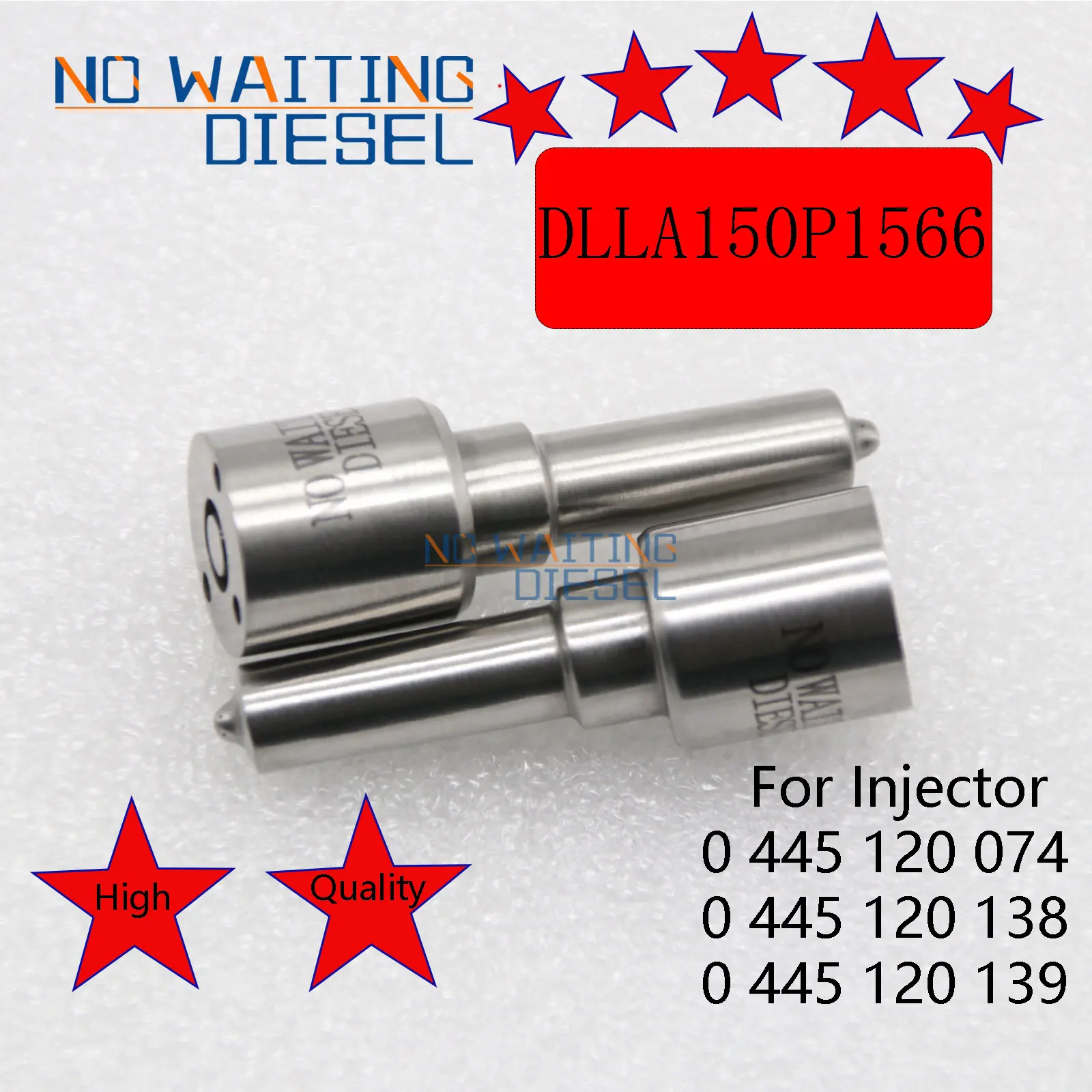 

DLLA150P1566 Diesel Injector Spray DLLA 150P 1566 Common Rail Nozzle OEM(0 433 171 965) For 0986435536 0986435535