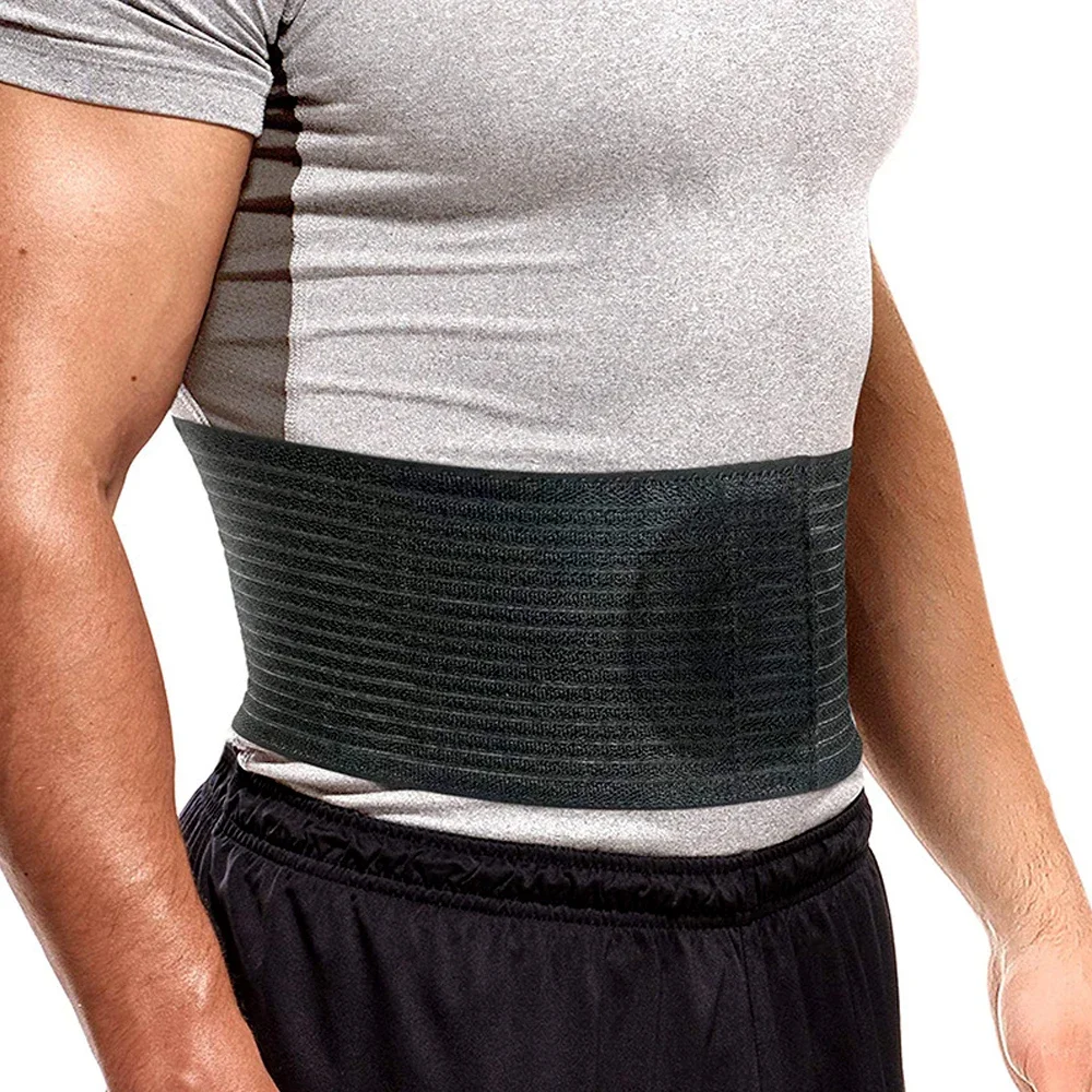 Umbilical Hernia Belt for Men and Women Abdominal Support Binder with Compression Pad Supports Waist and Tummy after Surgery