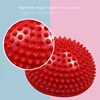 16cm Yoga Ball PVC Inflatable Massage Point Half Fit Ball Balance Trainer Stabilizer GYM Pilates Fitness Balancing Massage Ball 4