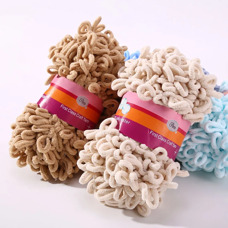 1 Roll 100g Donut Braided Ear Yarn Diy Finger Circle Line Handicraft Soft Yarns Lines For Pillow