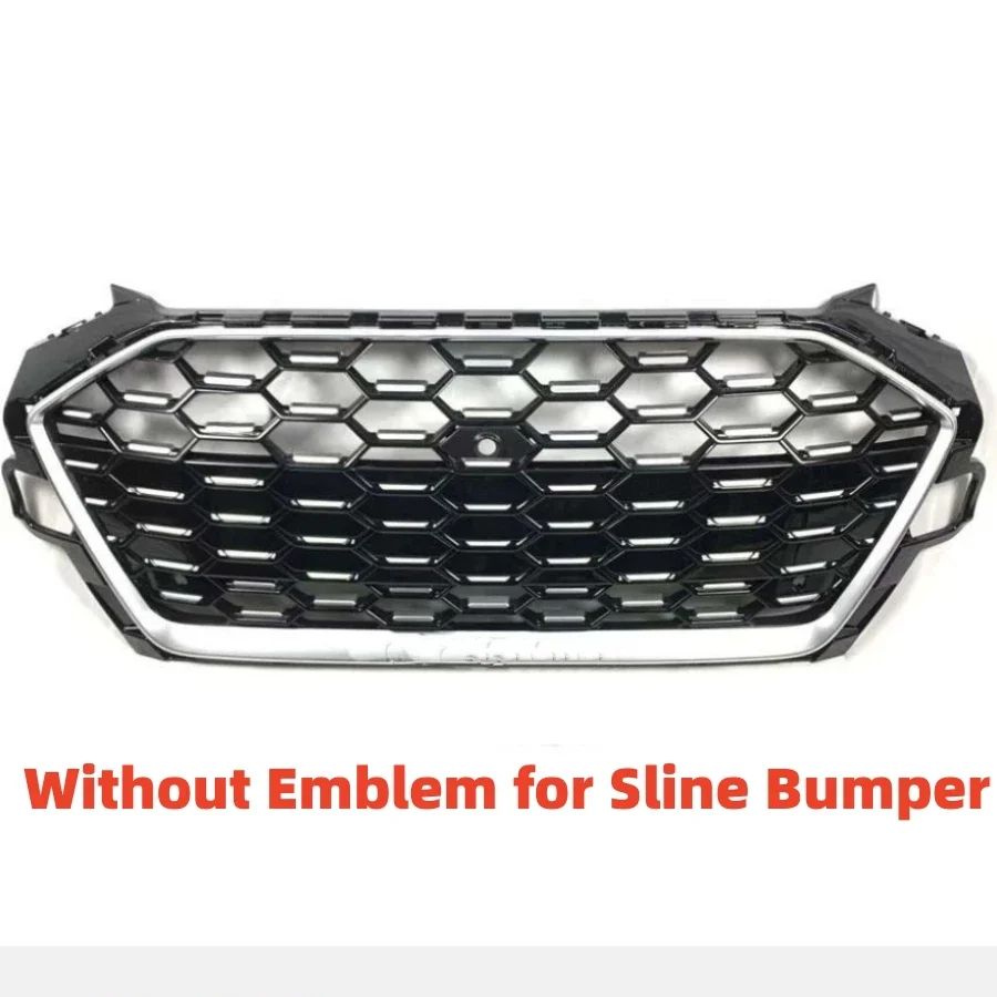 

Front Bumper Grille Front Sport Grill Racing Grill Car Bumper Grill for Audi A4/S4 2020 2021 2022 For RS4/S4 Grill Style