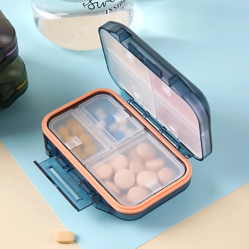 

Moisture Proof Small Pill Box for Pocket Purse Travel Pill Organizer Daily Pill Case Portable Medicine Vitamin Holder