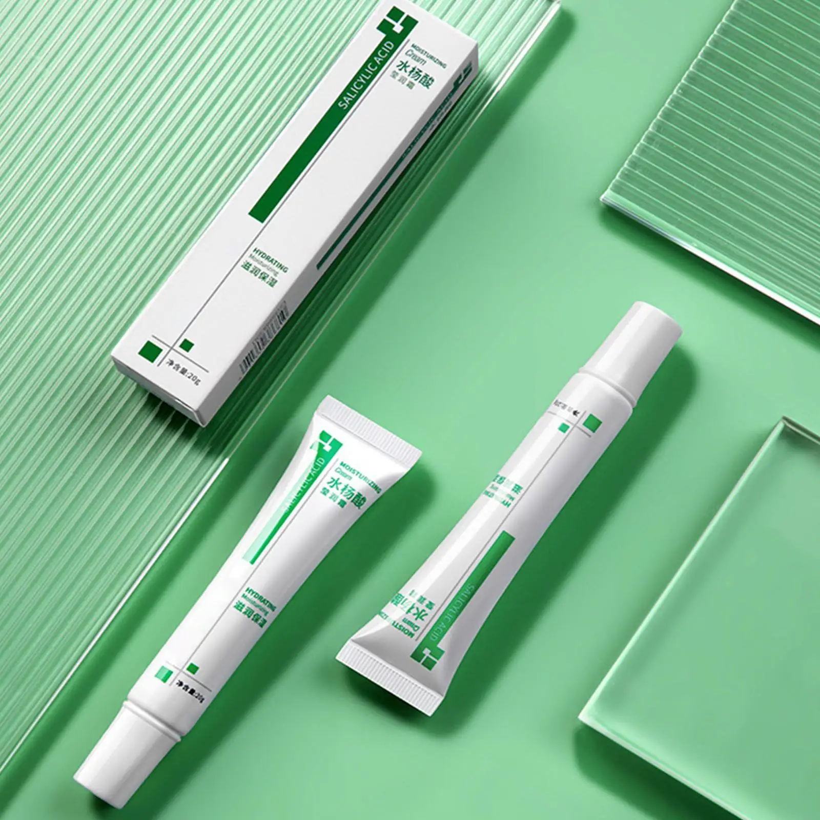 

20ml Salicylic Acid Pores Refining Cream Shrink Pore Improve Face Acnes Blackheads Remove Cream Anti-aging Oil Control Skin Care