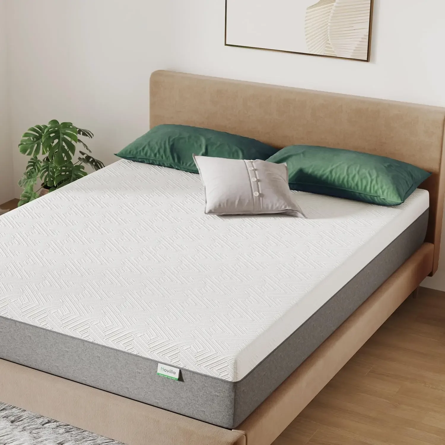 King Size Mattress  12 Inch Gel Memory Foam King Mattress for Cool Night & Pressure Relief Medium Plush Feel 6