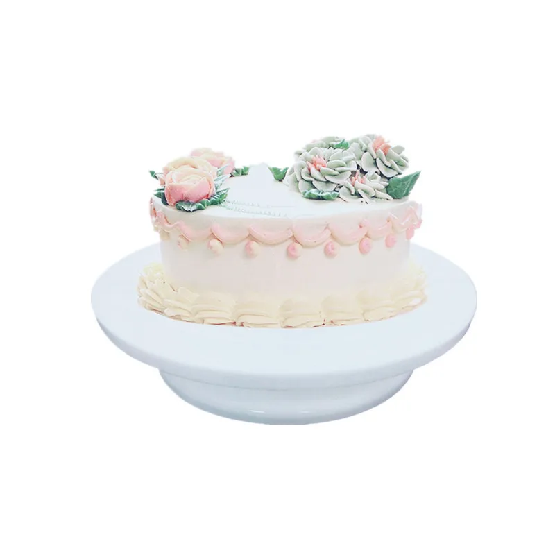 27CM Anti-slip turntable Cake Turntable Rotating Anti-skid Round Cake Stand Decorating Tool Rotary Table