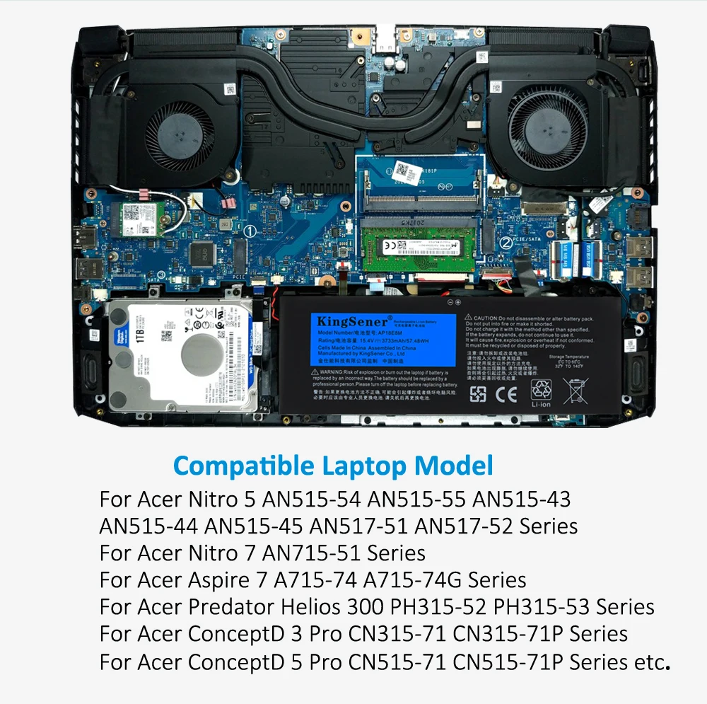 AN515-54, AN515-55, AN517-51, 7, AN715-51, Aspire 7,