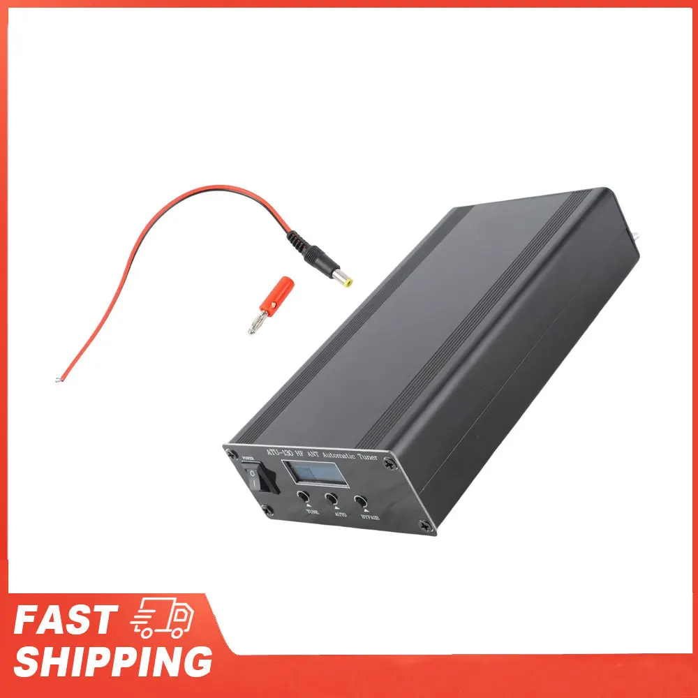 ATU-130 1.8‑50MHz 200W Micro Shortwave Automatic Antenna Tuner 10‑15VDC Organic Light Emitting Diode Display