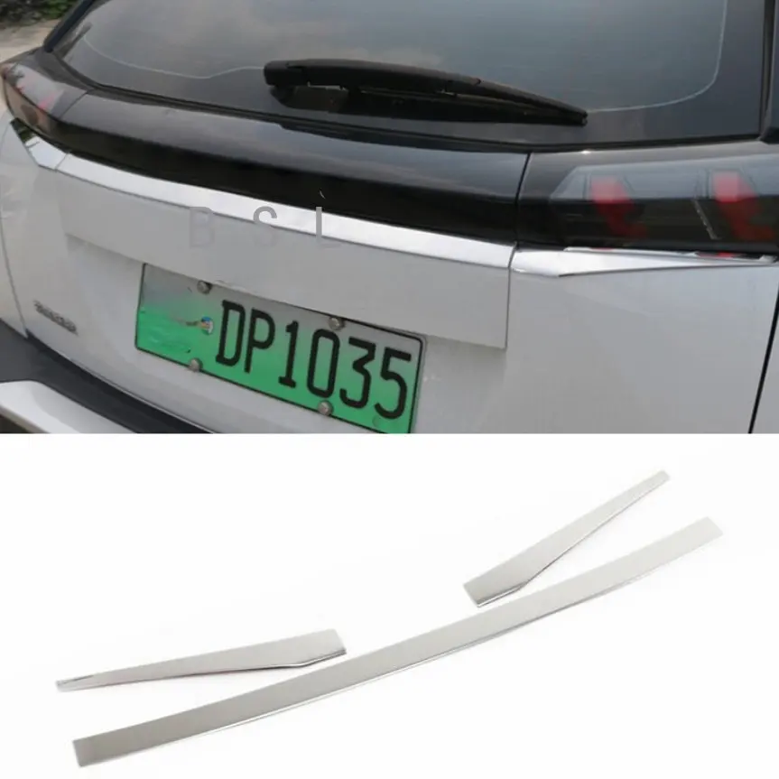 

Rear Trunk Lid Cover Tailgate Trim Hatch Bumper Molding Garnish Strip For Peugeot 2008 2020 2021