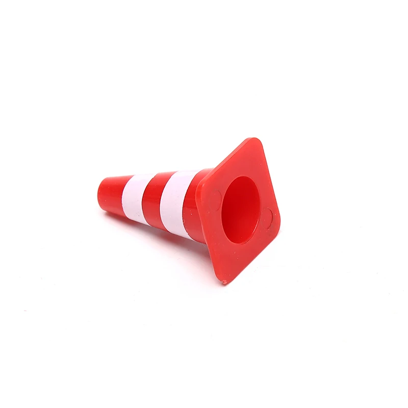 10pcs For Kids Construction Car Theme Party Mini PlasticTraffic Cones Sport Training Roadblock Mini Traffic Signs Roadblock Toy