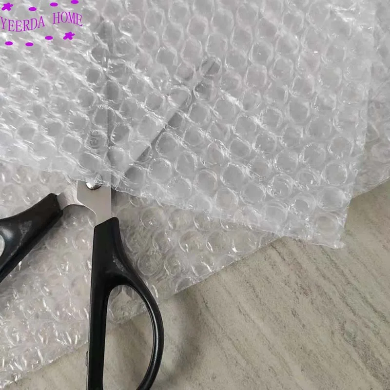 Bubble of Wrap Film Shockproof Foam Roll Bag Paper Packing Double Layer  Fragile Pressure Relief Transport Buffer Filling