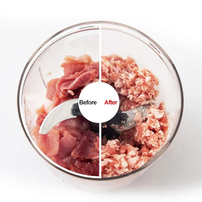 500/900ML Manual Meat Grinder Garlic Chopper Multifunction Vegetable Cutter Chopper Garlic Crusher Kitchen Gadgets