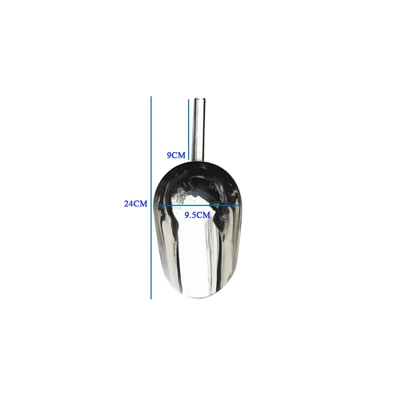 1 Pcs Stainless-Steel Ice Scoop Party Bar Coffee Shovel Candy Dry Goods Shovel Dry Food Flour Candy Bin Scoop Kitchen Gadget