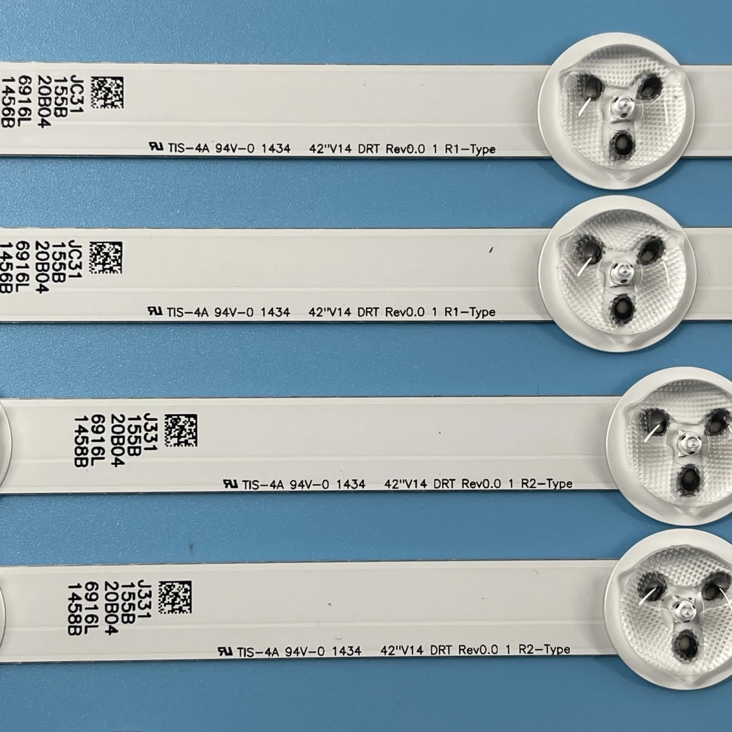 TV LED Backlight Strips Bars Bands Rulers led light led light bar For Philips 42PFH6309/88 42PFT6309/60 LED TV 42" V14 DRT REV0.0 1 L1 R1