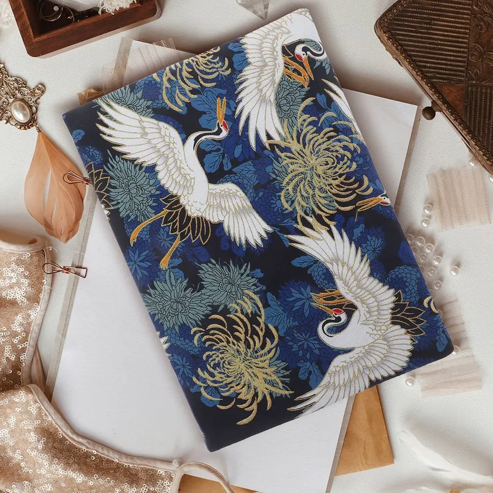 Book Cover Sleeve Protector A5 Book Covers Hardcover Soft Cloth Book Protector Hand-made Book Sleeve Notebook Decor - 3