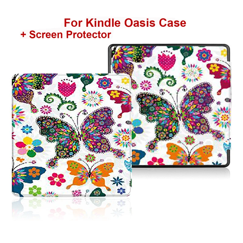 Premium PU Leather Book Cover with Screen Protector and Auto Sleep/Wake Function