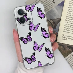 Trendy Girl Pattern Ultra Thin Transparent TPU Soft Phone Case - Lightweight Protective Cover - Redmi 15C 4G （171mm） (U13)