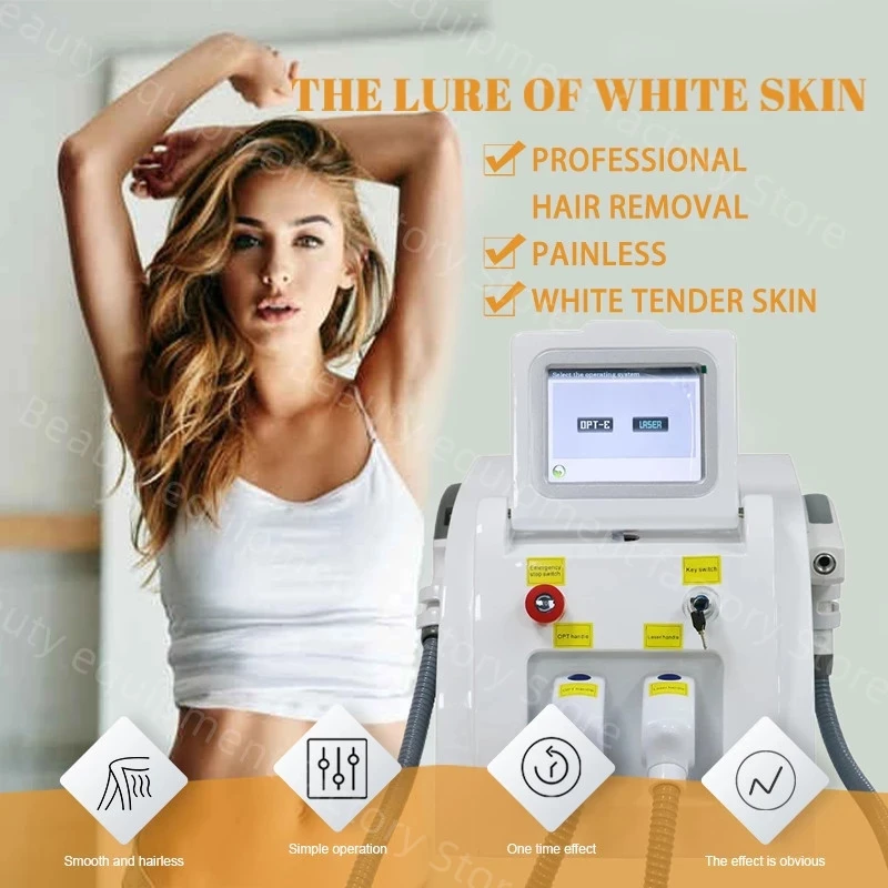 2-in-1 Picosecond Laser Tattoo Removal 2-in-1 Picosecond Laser Opt Hair Removal ND Yag Tattoo Machine