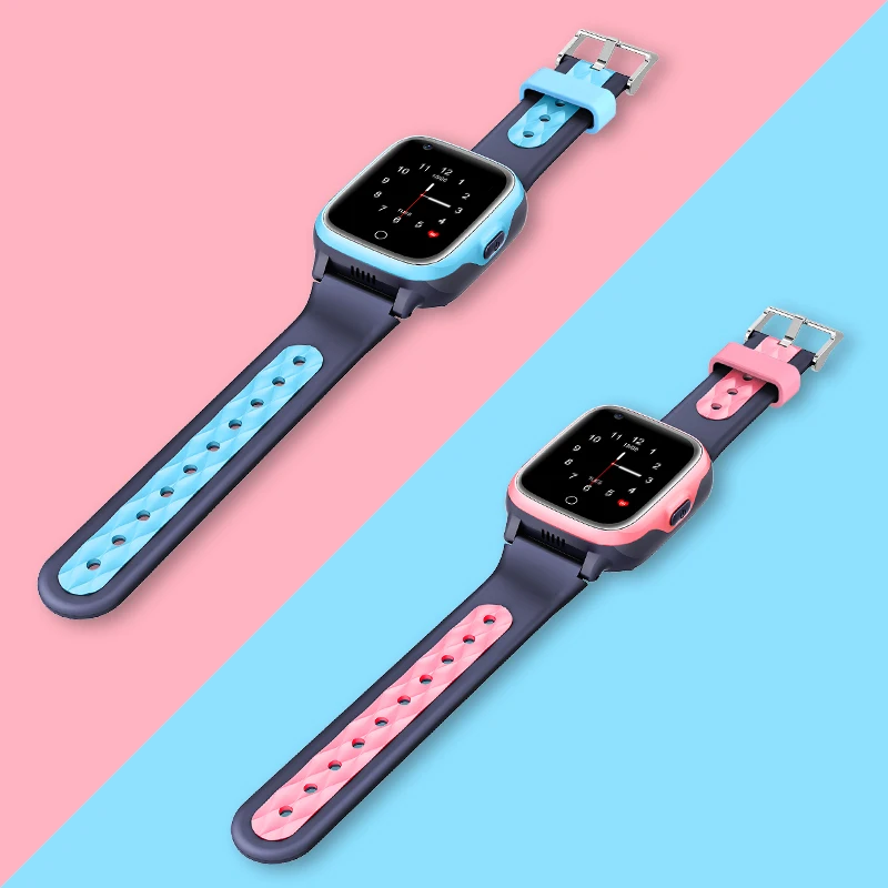 어린이 스마트 워치 전화 시계 비디오 채팅 카메라 SOS GPS LBS 4G Sim 카드 Smartwatch