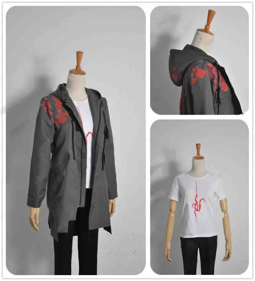 Super Danganronpa Nagito Komaeda Cosplay Jacket T-shirt