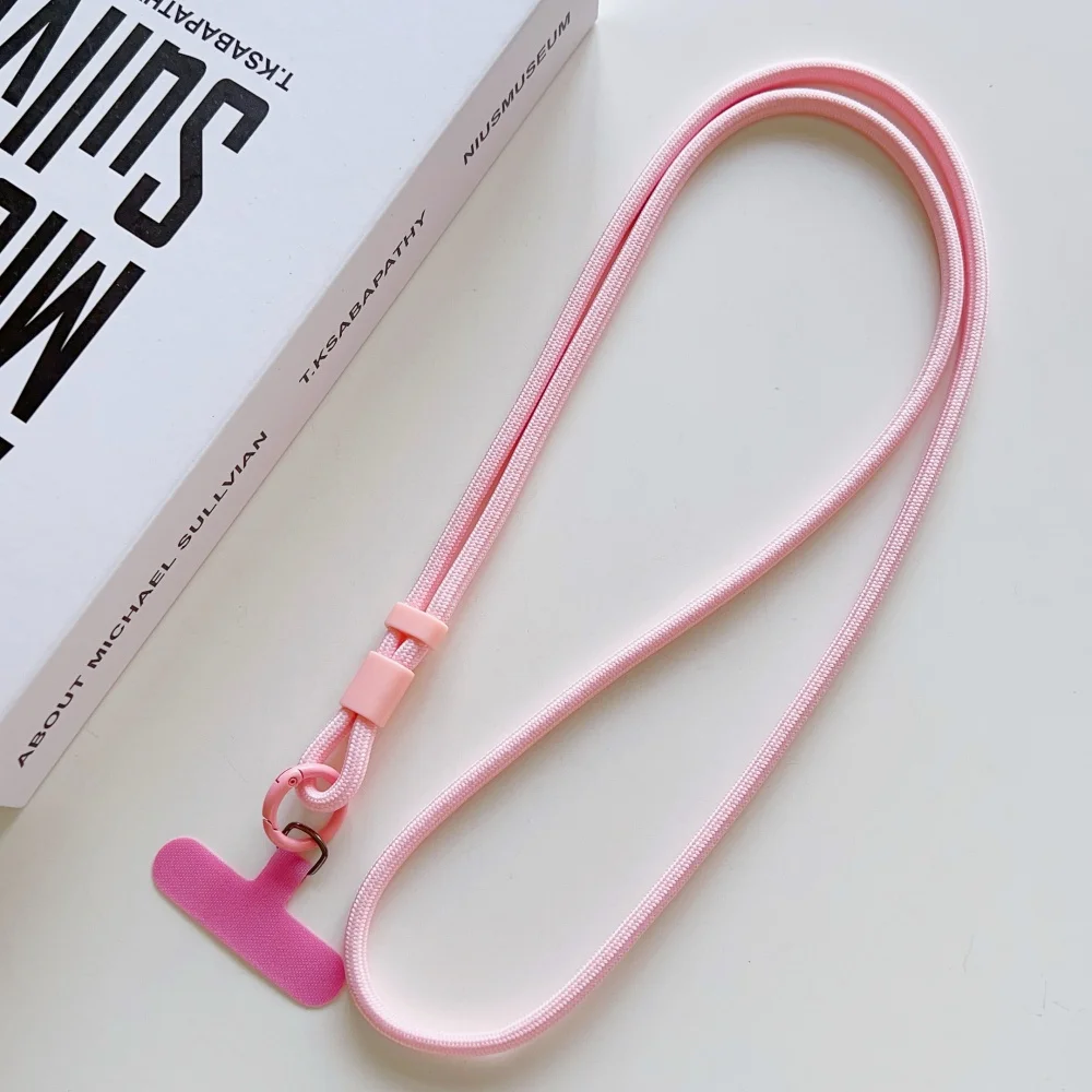 Vibrant Adjustable Crossbody Phone Lanyard - Candy Color Anti-Lost Strap