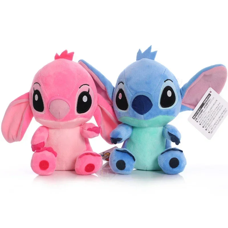 

12-25cm Lilo & Stitch Disney Cartoon Stuffed Plush Dolls Anime Figure Model Toys Cute Kawaii Kids Girlfriend X-mas Birthday Gift