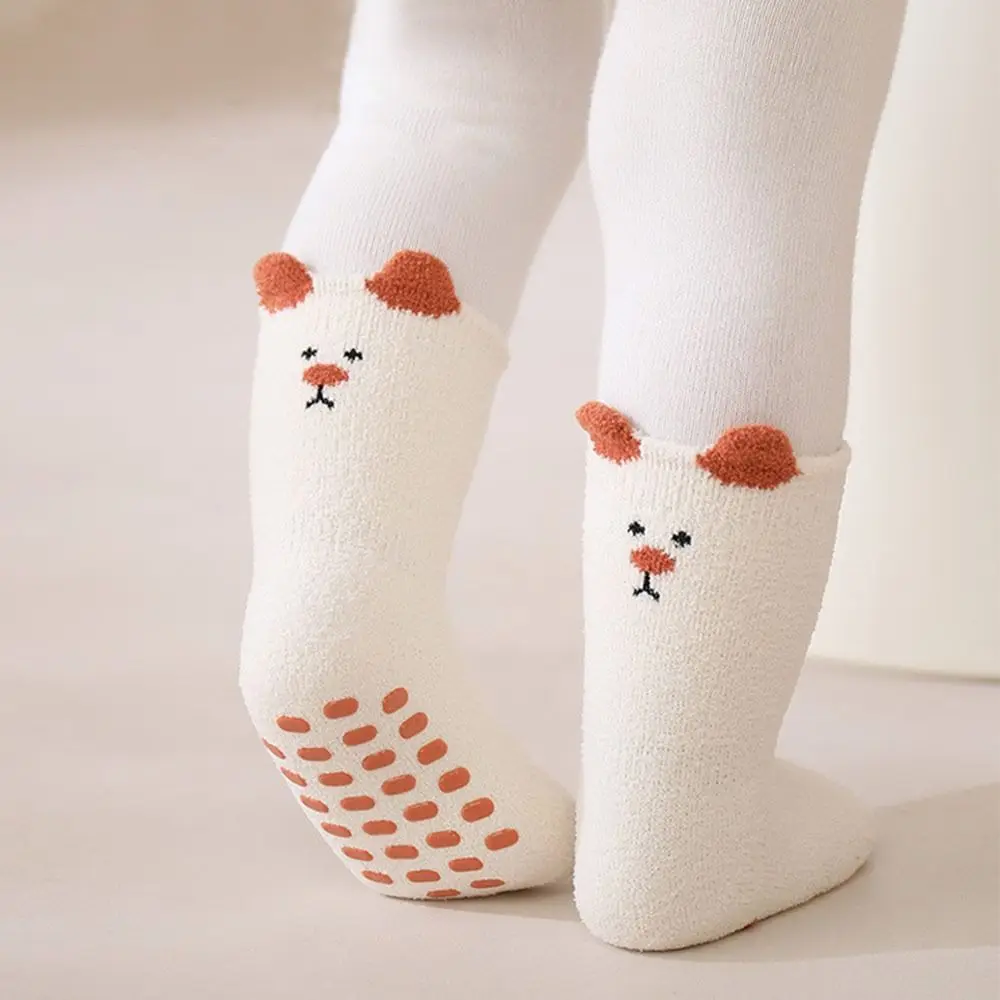 Fashion Winter Baby Socks Warm Thicken Toddler Socks Soft Cute Cartoon Kids Socks Boys Girls
