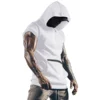 New Summer Cool Patch Outdoor Exercise Jogging Men's Casual Hooded Solid Color Sports Vest, A Gift For Men 1