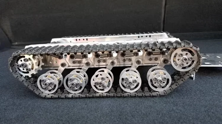 아두이노 STM32 ROS 로봇카 암 플랫폼 스타터 키트용 2WD 메탈 쇼크 업소버 탱크 트랙 섀시와 캐터필러 DC 모터