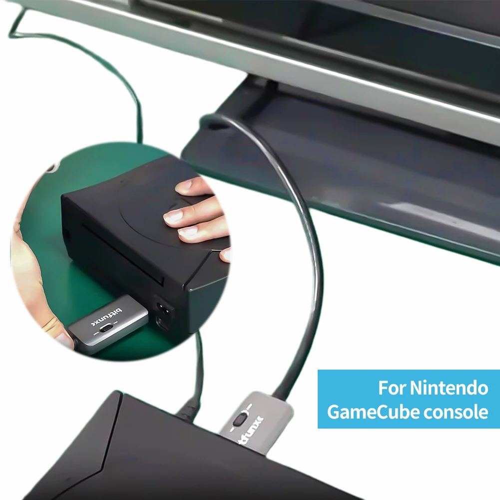 Component Converter Component Video 5RCA YPbPr Cable For NGC Game Console Digital AV Out for Gamecube