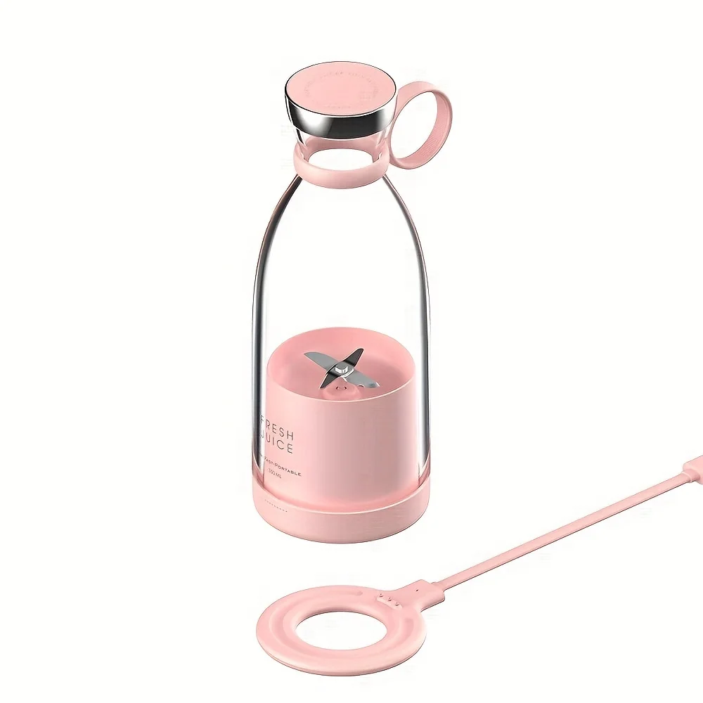 Portable electric juicer magnetic suction USB charging mini fruit blender juicer gift 6