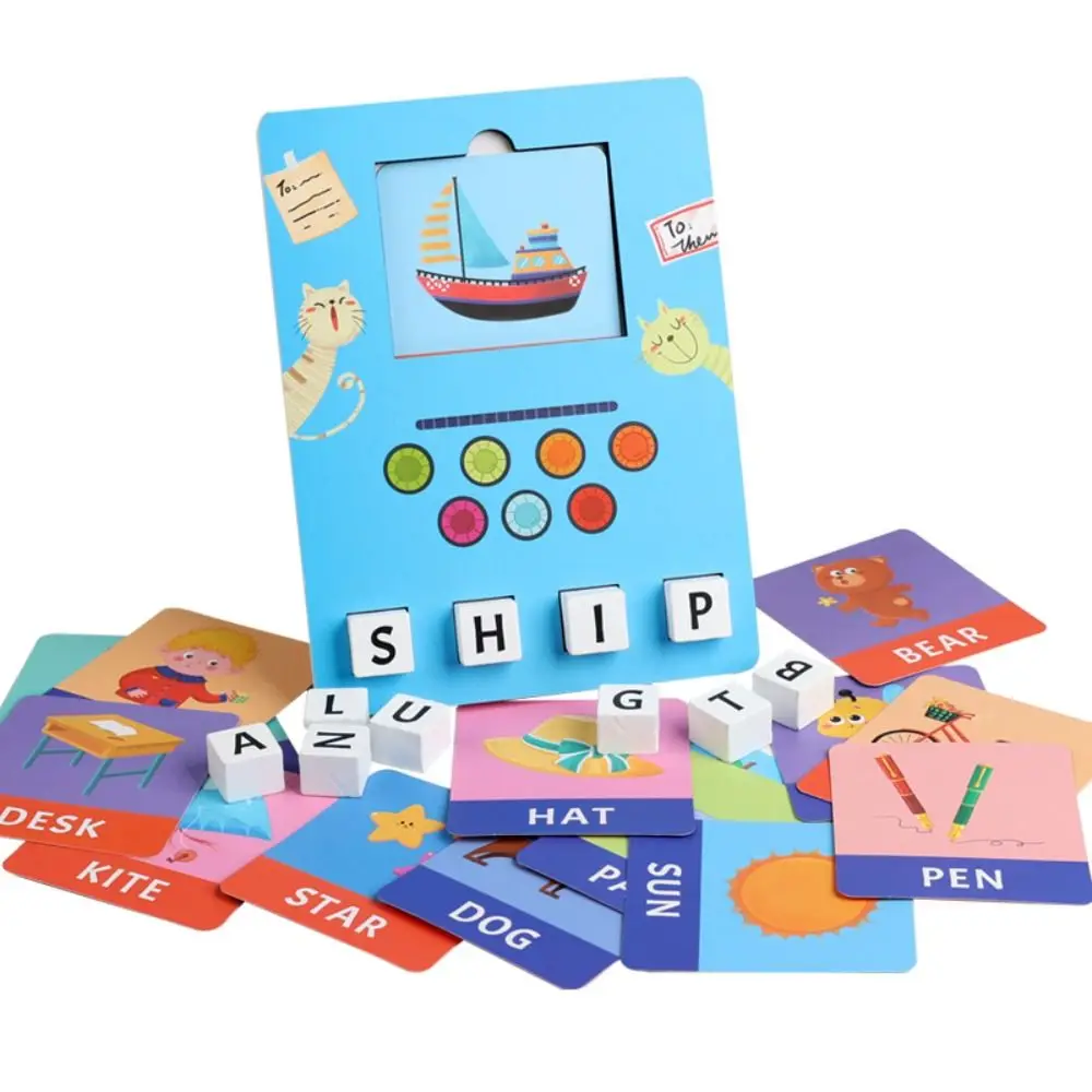Alphabet Classification Alphabet Learning Building Blocks Education Cognition Cartoon Puzzle Educational DIY Wooden