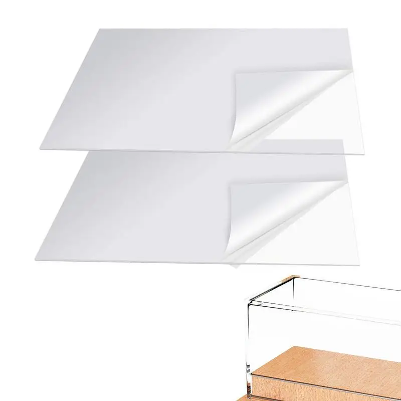 

Acrylic Sheets Portable Acrylic Sheet Signs Risers Clear Translucent Acrylic Board For DIY Display Projects Wedding Home Decor