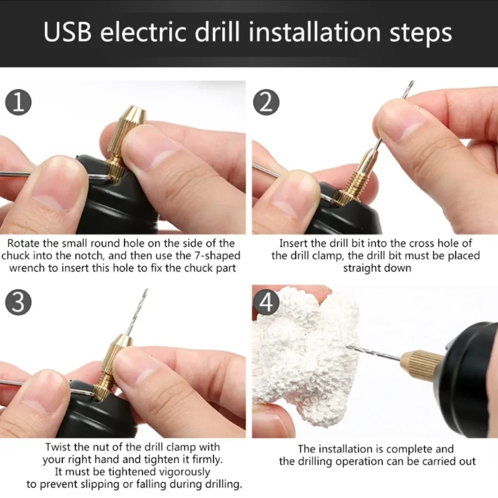 Handheld Mini USB Electric Drill 6