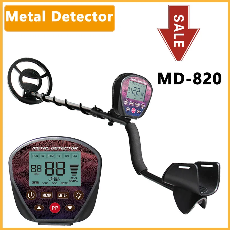 Metal Detector MD 820 High Sensitivity Outdoor Underground Metal ...