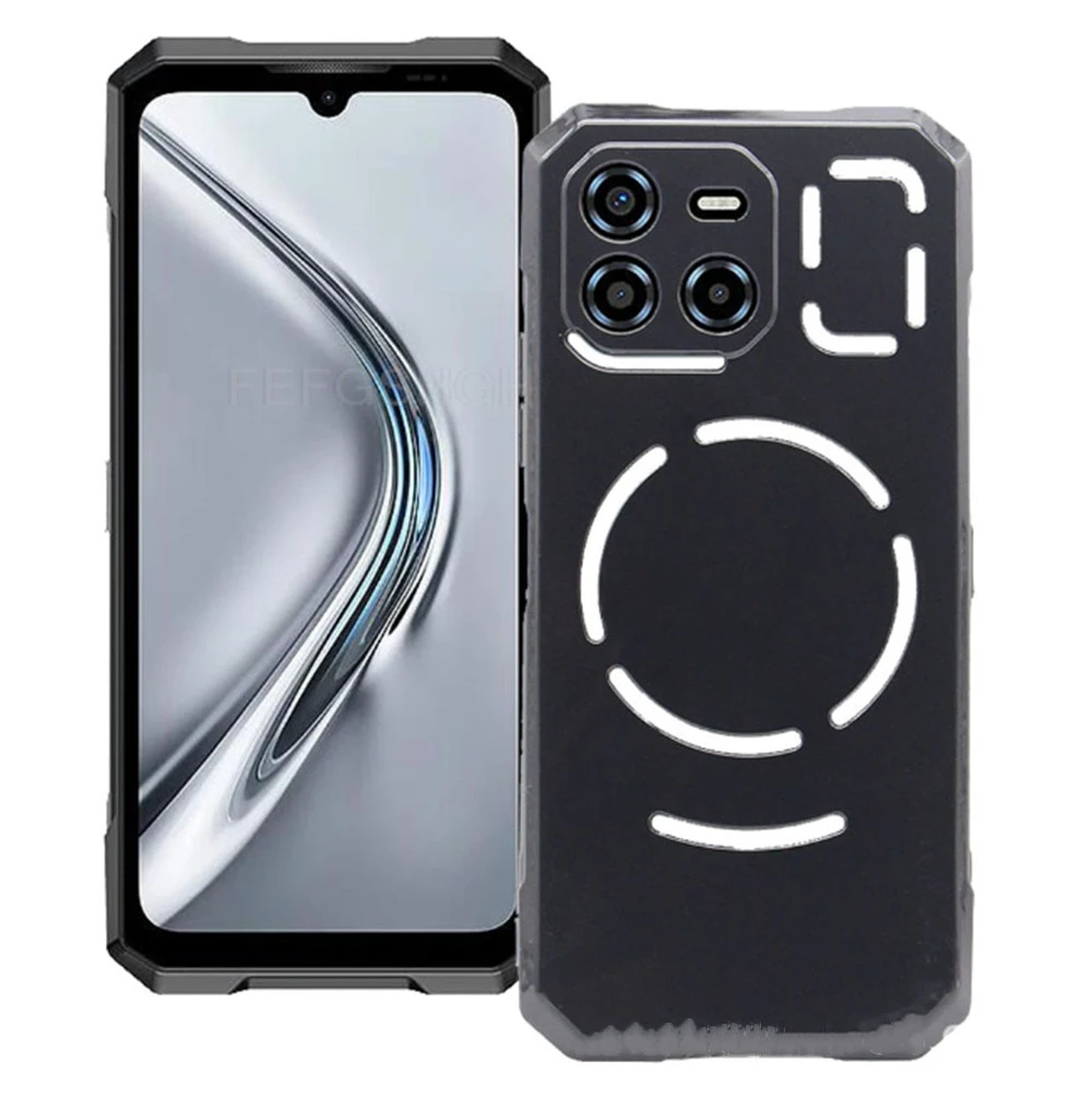 Coque TPU Transparente + Film En Verre Trempé Pour Doogee Blade GT Ultra (6.72 Pouces) - Protection Complète