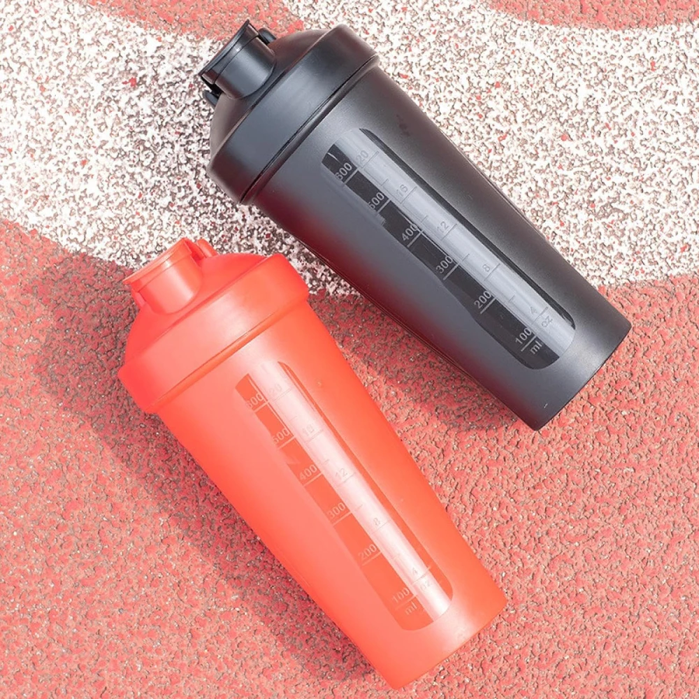 Protein Bottle Shaking Cup Protein Shaker Cup Shaker Bottle Self Stirring Shaker Cup 1pc 600ml 20oz Protein Shaker Plastic Bottle Portable Fitness