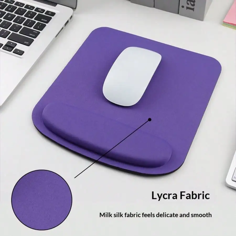Ergonomic Silicone Wrist Rest Mouse Pad with 3D Comfort Effect for Office Use