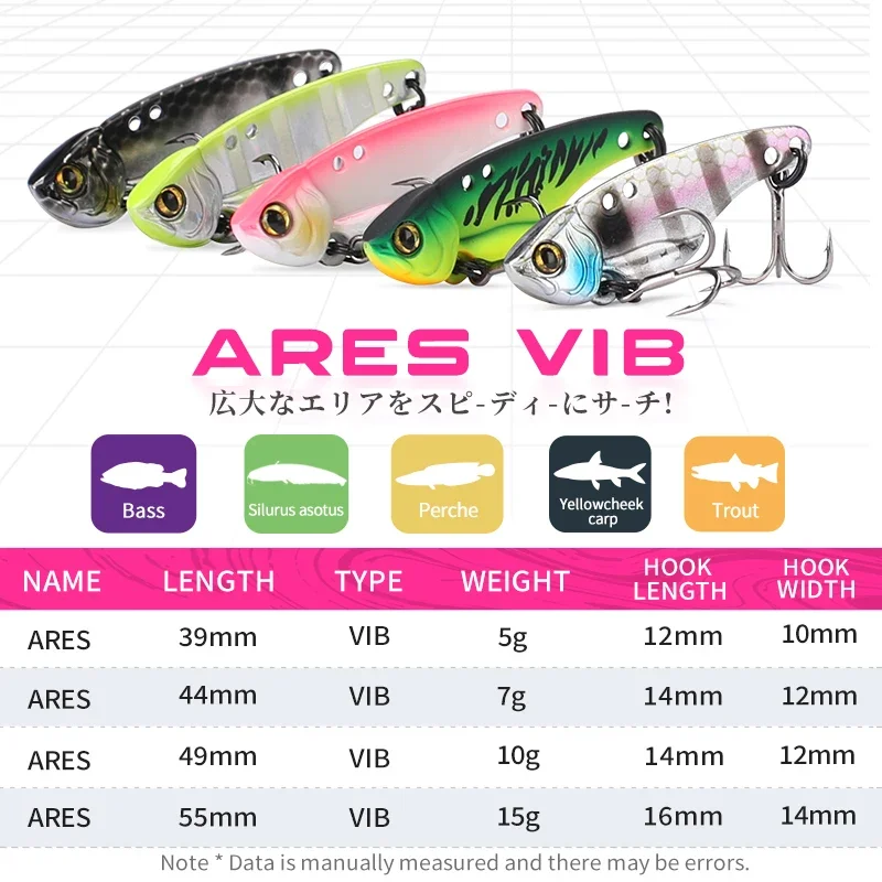Premium Metal VIB Fishing Lure with Treble Hook and Low Center of Gravity