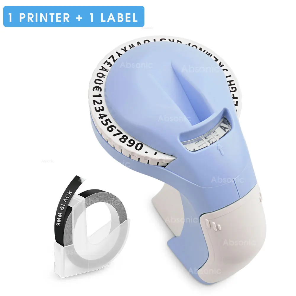 Manual Embossing Label Maker for DIY Self-Adhesive Labels