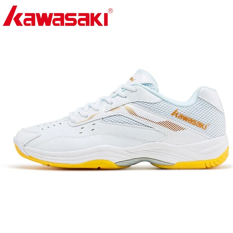 Kawasaki sapatos de badminton respirável anti-escorregadio esporte tênis para homem mulher zapatillas sneaker K-086