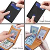 Gebwolf Rfid Card Holder Men's Wallets Carbon Fiber Slim Thin Male Purse Bi-fold Money Clip for Men 3