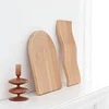 Decorative Tray for Sweets Plates Trays to Serve Food Trays for Serving Wooden Plate Snack Dish Fruit Dry Dessert Kitchen Home 2