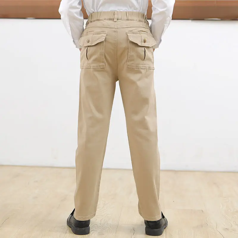 Kids Khaki School Pants 2