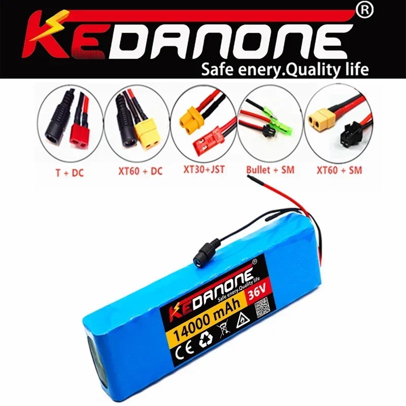 

Xin@Meng Electric scooter 36V Battery 10S3P 14Ah 18650 Battery pack 500W 36v lithium electric bike battery Rechargeable li-ion