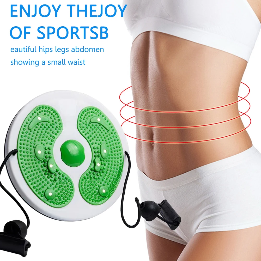 Twist Waist Disc Board with Handles Trims Multi-Functional 3D Waist Twister Low Noise Balance Trainer Home Gym Fitness Equipment